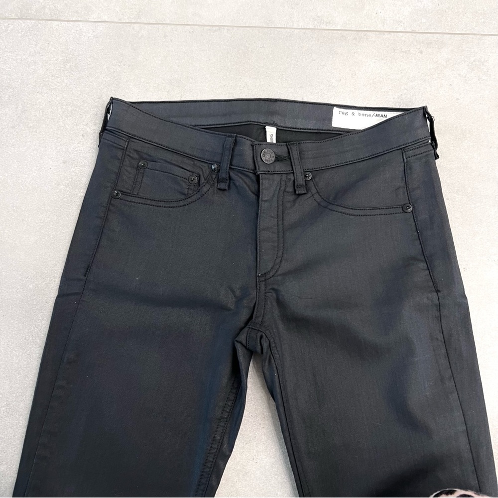 NWOT RAG&BONE Legging waxed skinny jeans - Picture 4 of 8